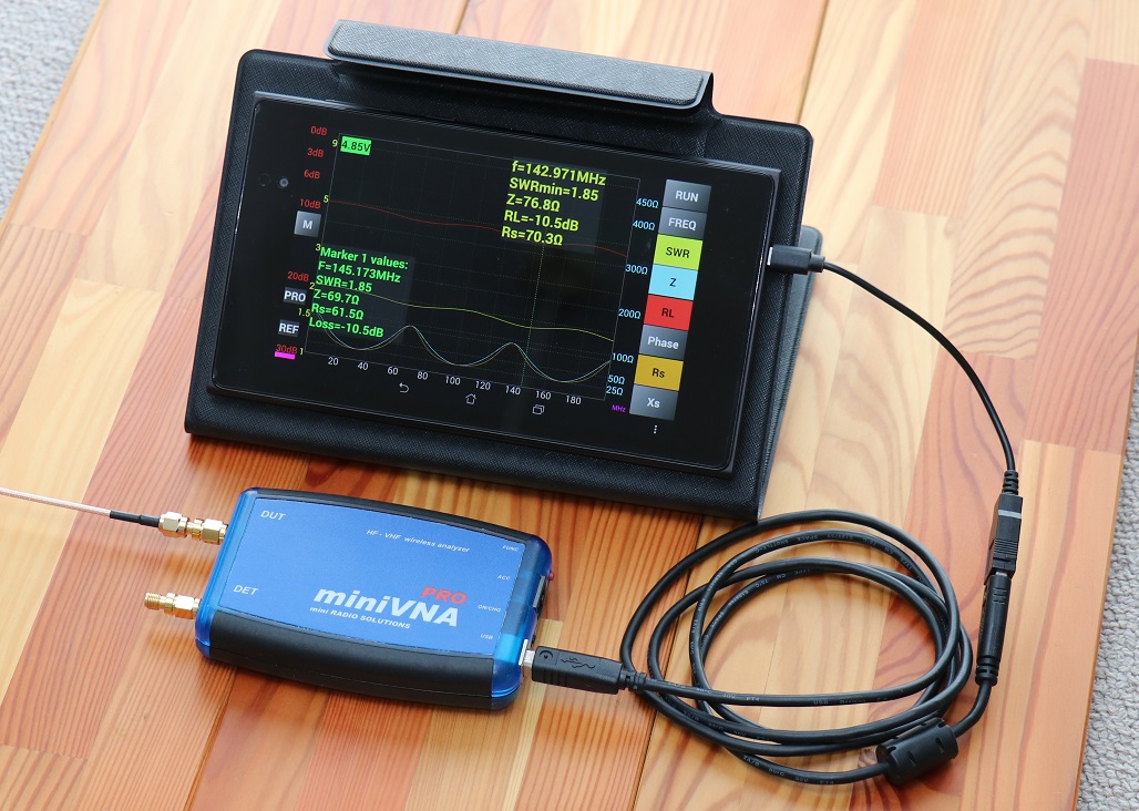 Androidタブレット端末を用いての測定